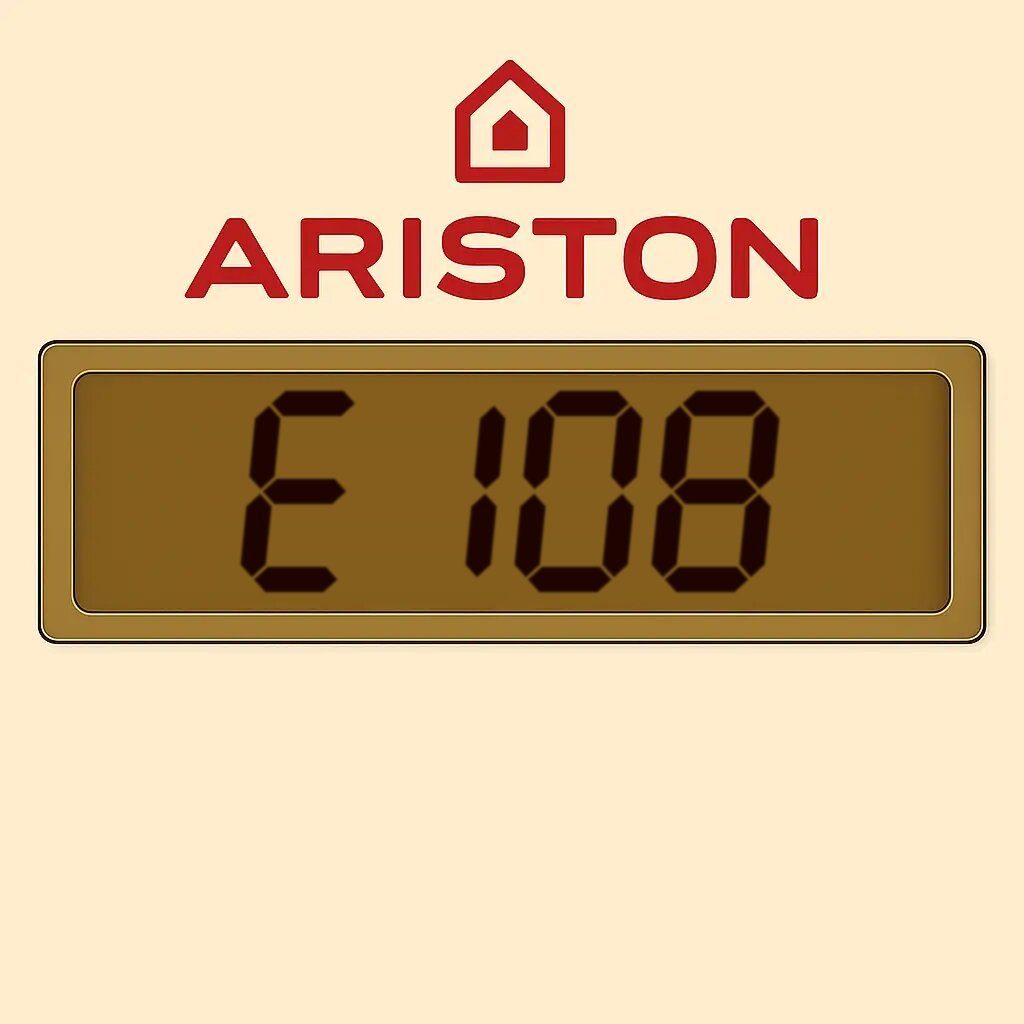 Codice errore E108 su caldaia Ariston