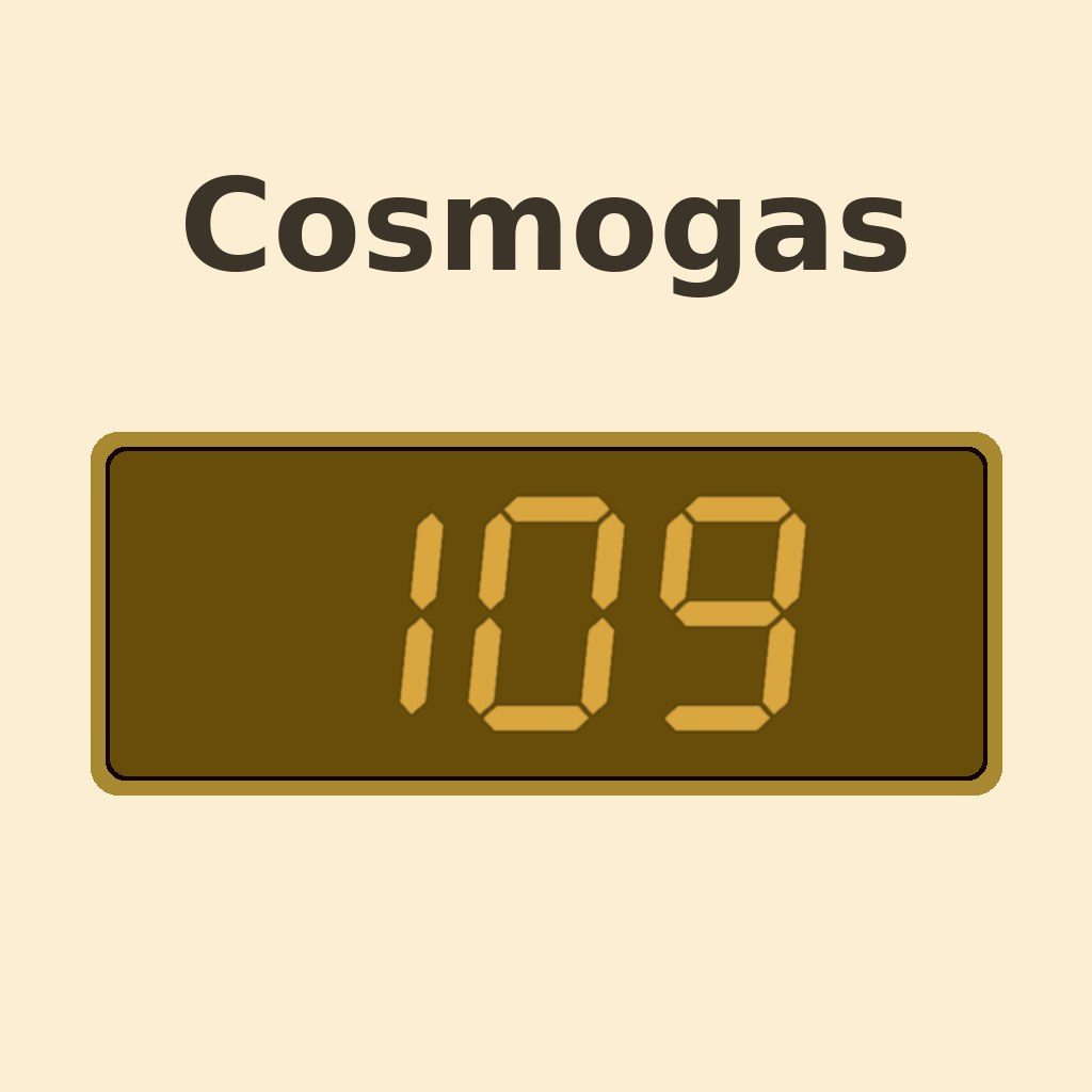 Display Cosmogas Err 109