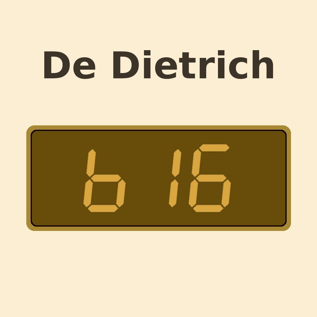 Display De Dietrich B16