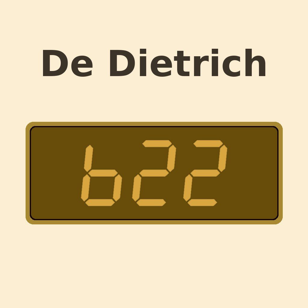Display De Dietrich B22