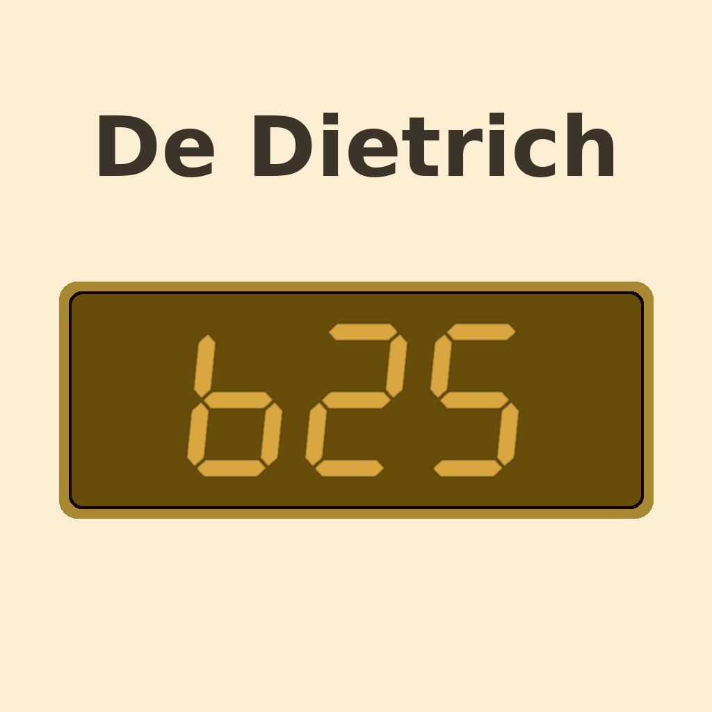 Display De Dietrich B25