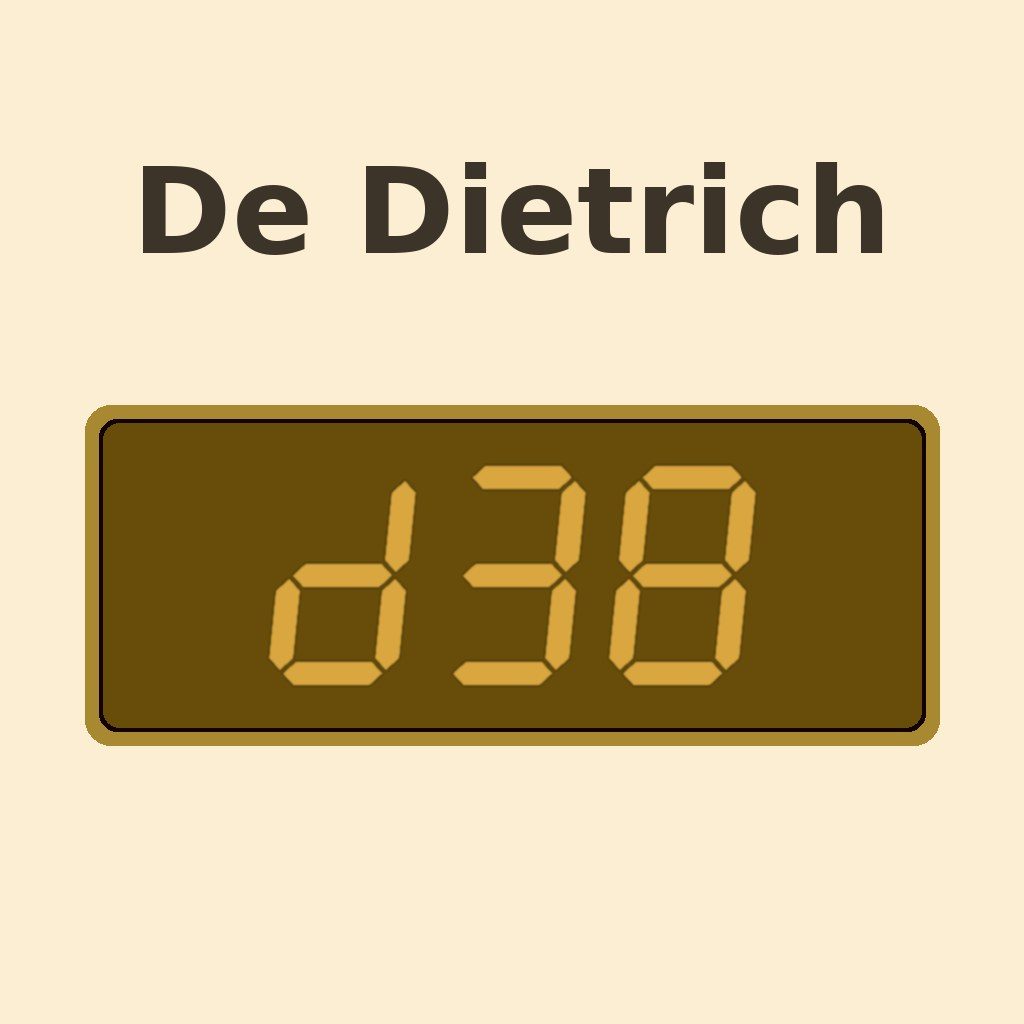 Display De Dietrich D38