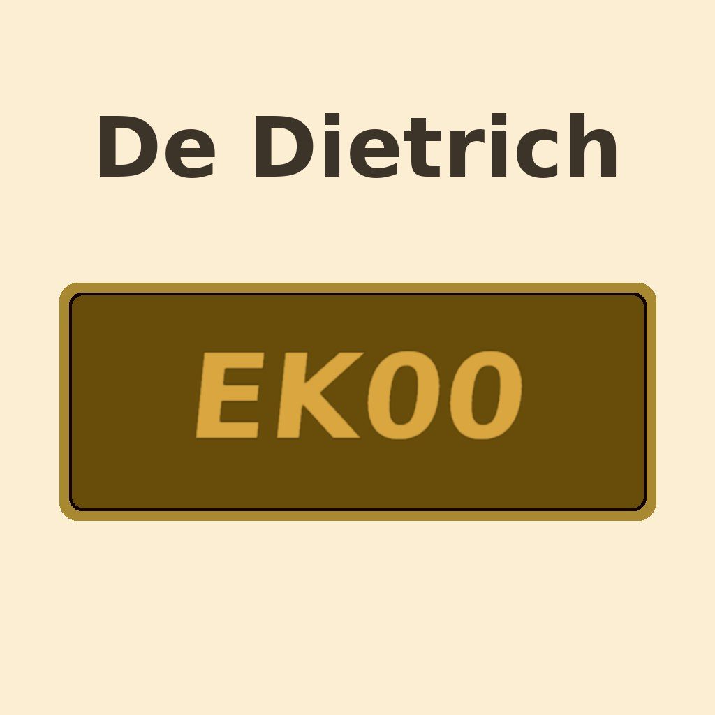 Display De Dietrich EK00