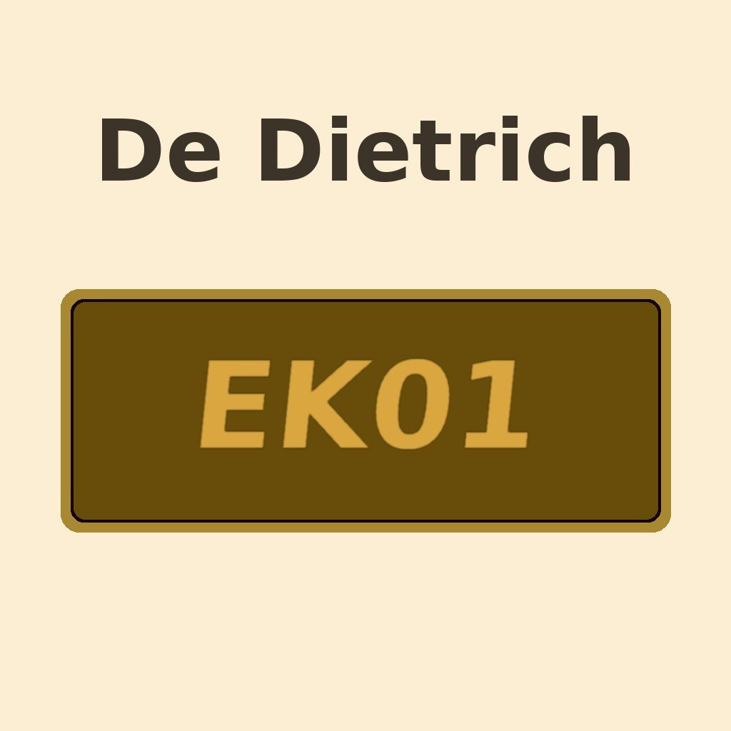 Display De Dietrich EK01