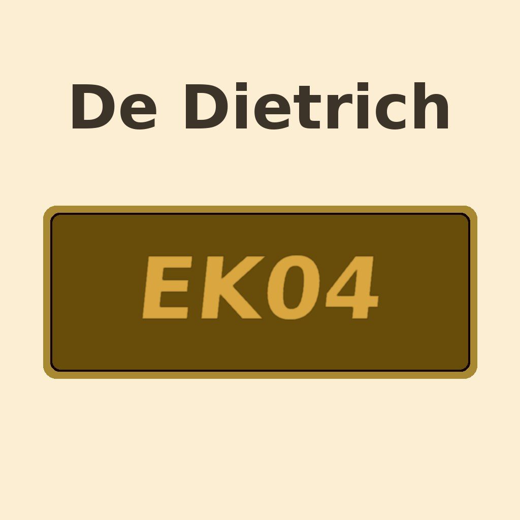 Display De Dietrich EK04