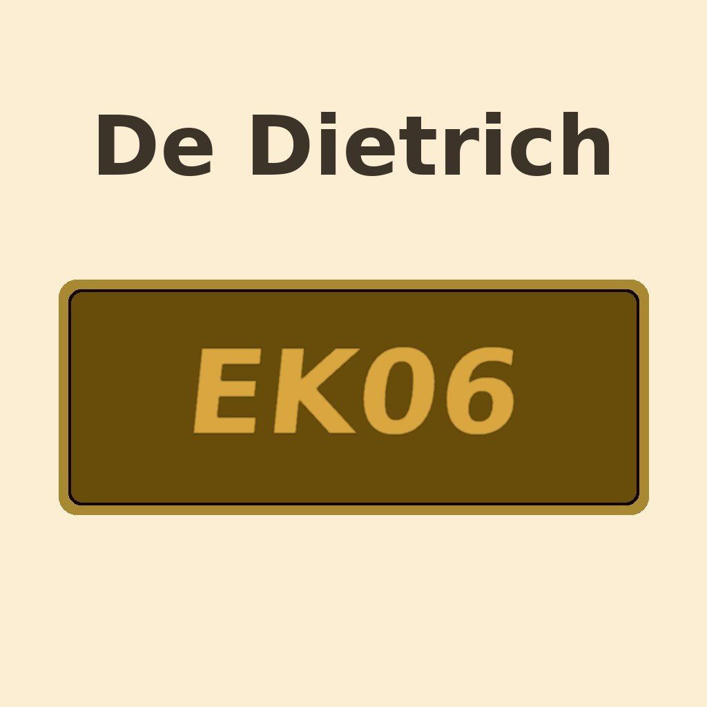 Display De Dietrich EK06