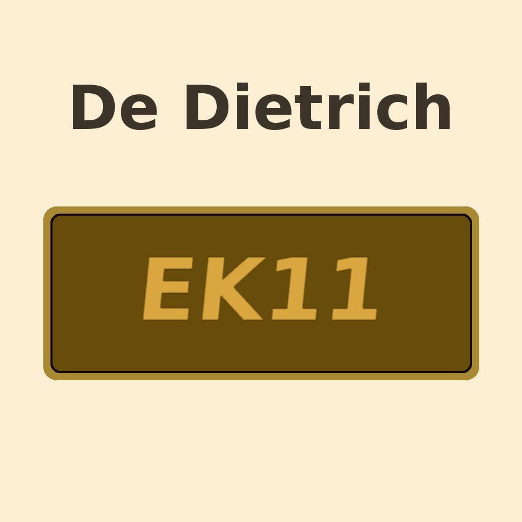 Display De Dietrich EK11