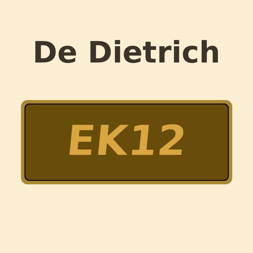 Display De Dietrich EK12