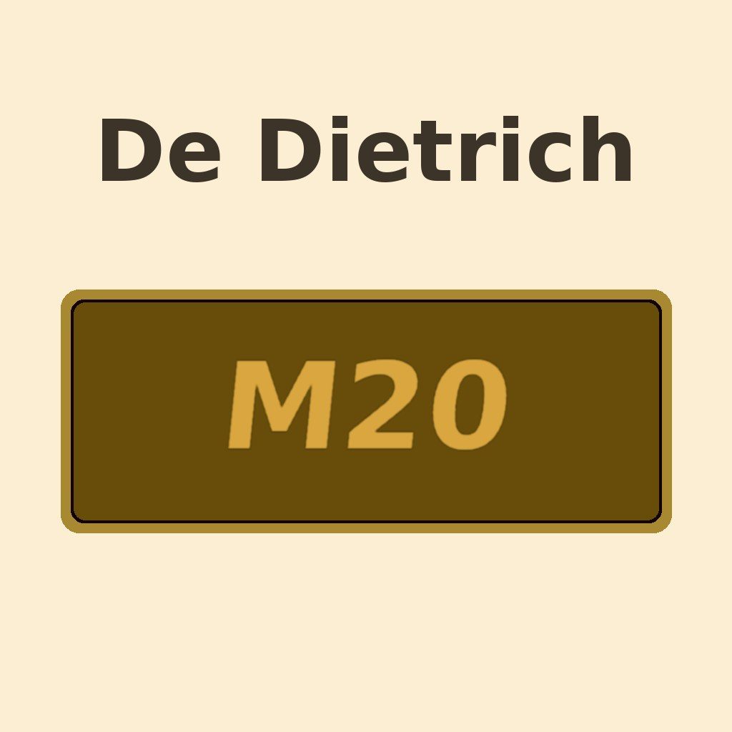 Display De Dietrich M20