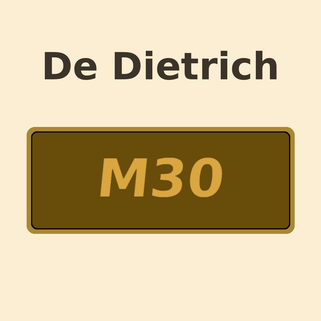 Display De Dietrich M30
