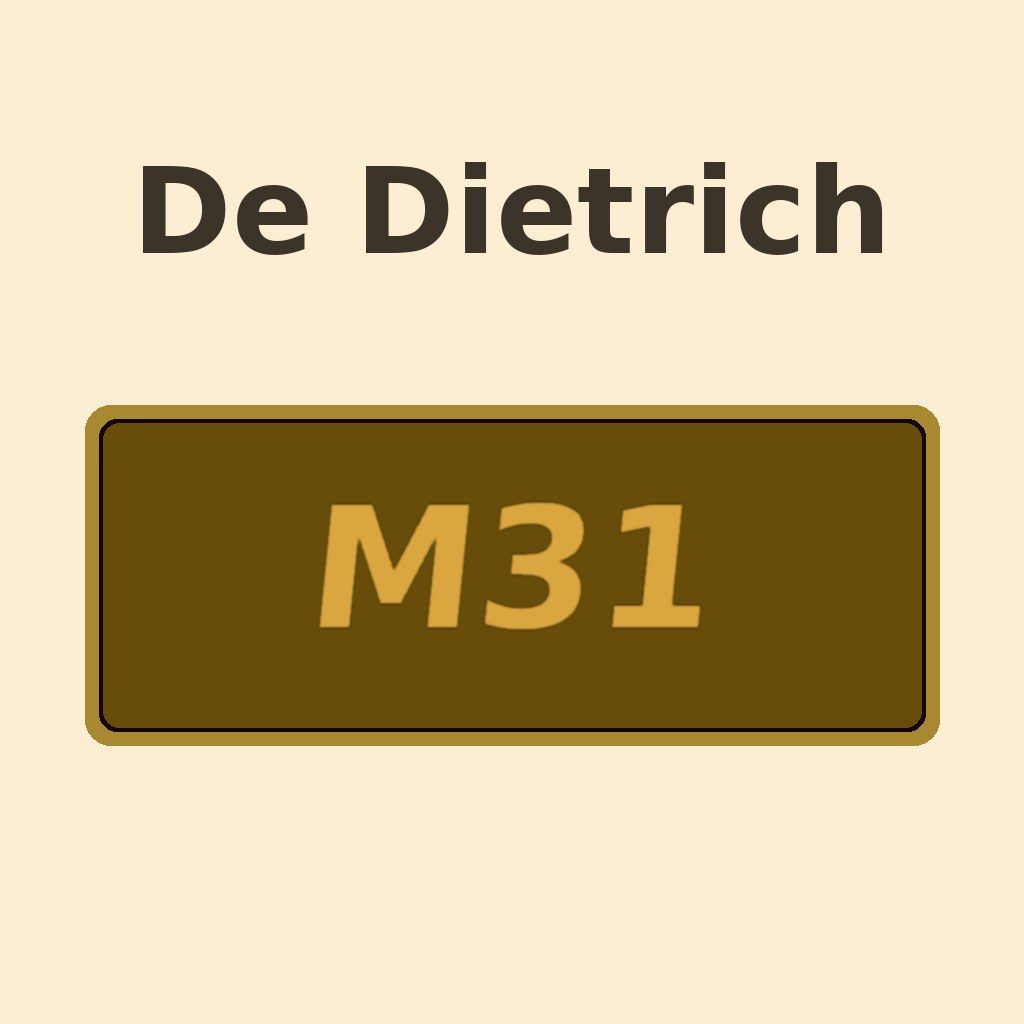 Display De Dietrich M31