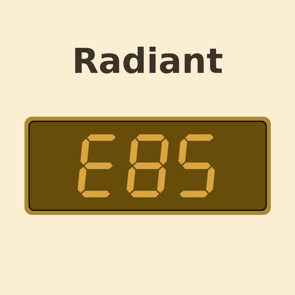 Display Radiant E85