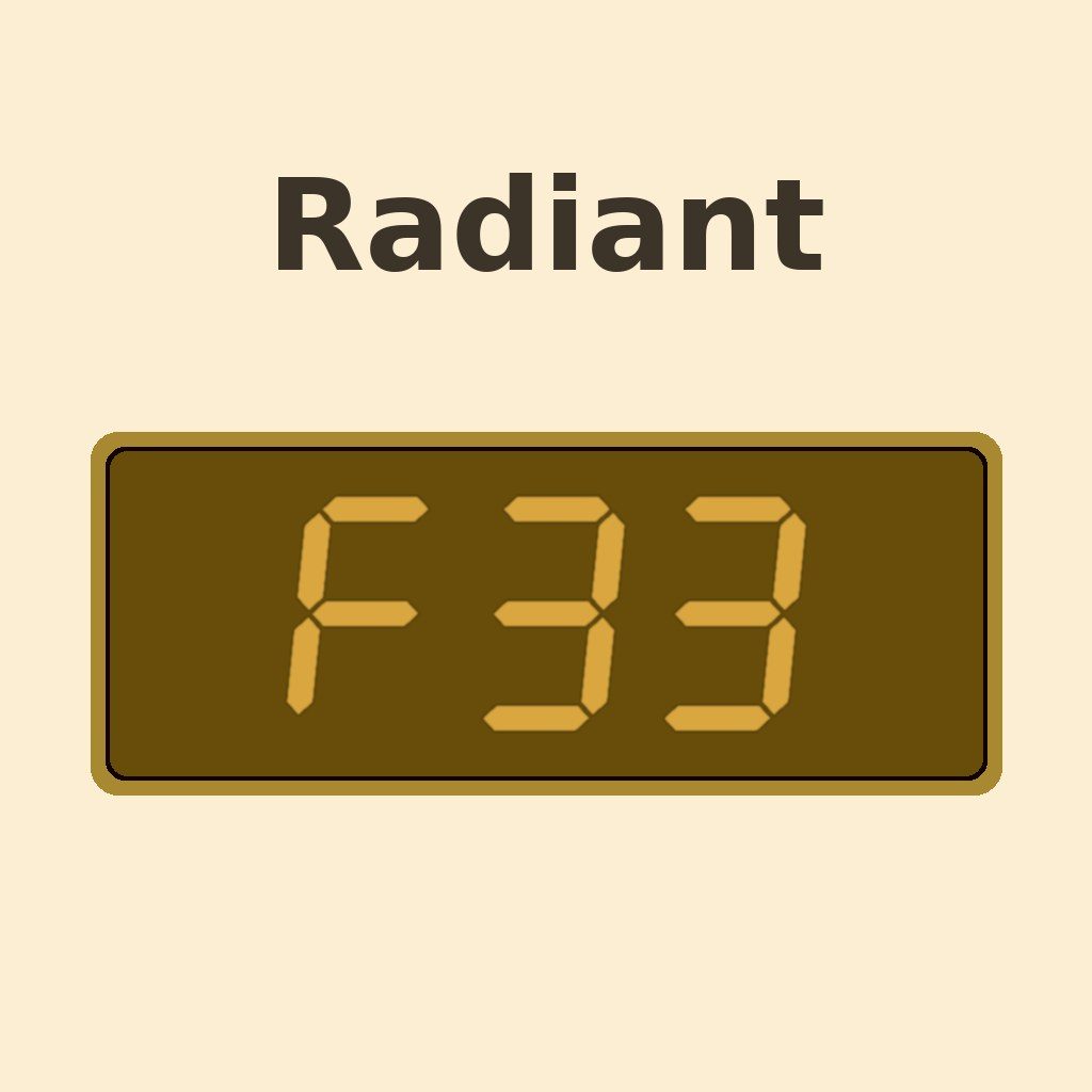 Display Radiant F33