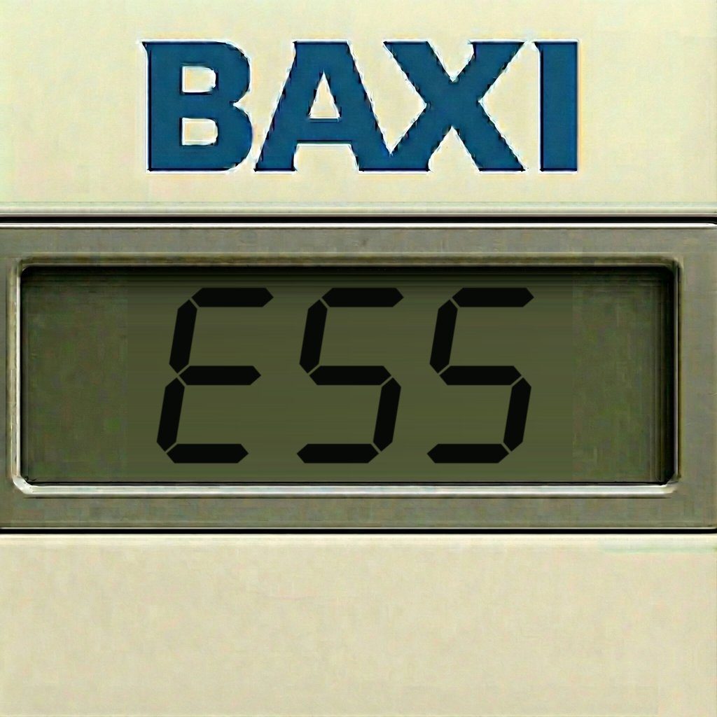 Segnalazione E55 sul display della caldaia Baxi