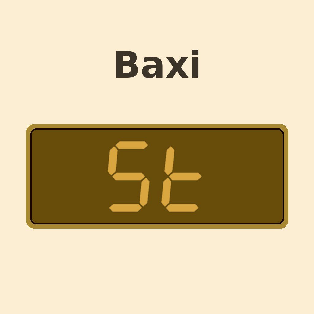 Display Baxi ST