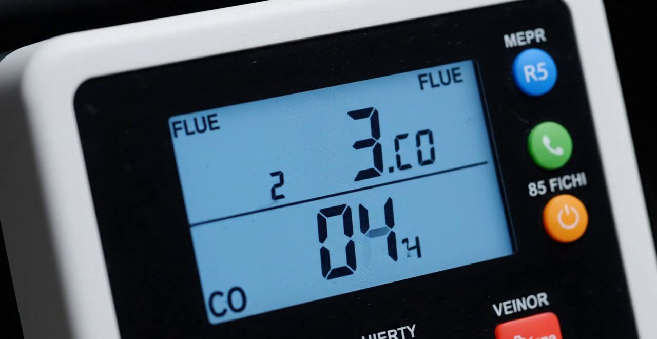 Analizzatore di combustione con le misure dei fumi, Verona e provincia