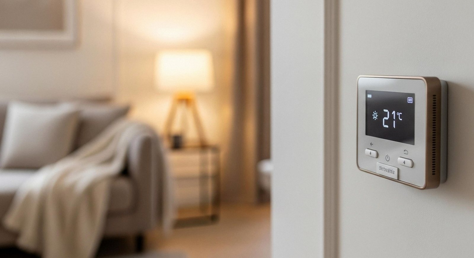 Termostato a parete in una casa di Garda: assistenza caldaie Beretta 24 ore su 24