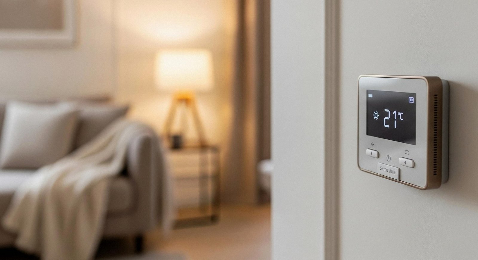 Termostato a parete in una casa di Zevio: assistenza caldaie Biasi 24 ore su 24