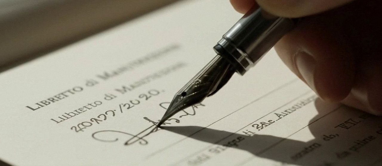 Timbro sul libretto dell'impianto, per la dichiarazione di conformità di una caldaia Chaffoteaux a San Bonifacio