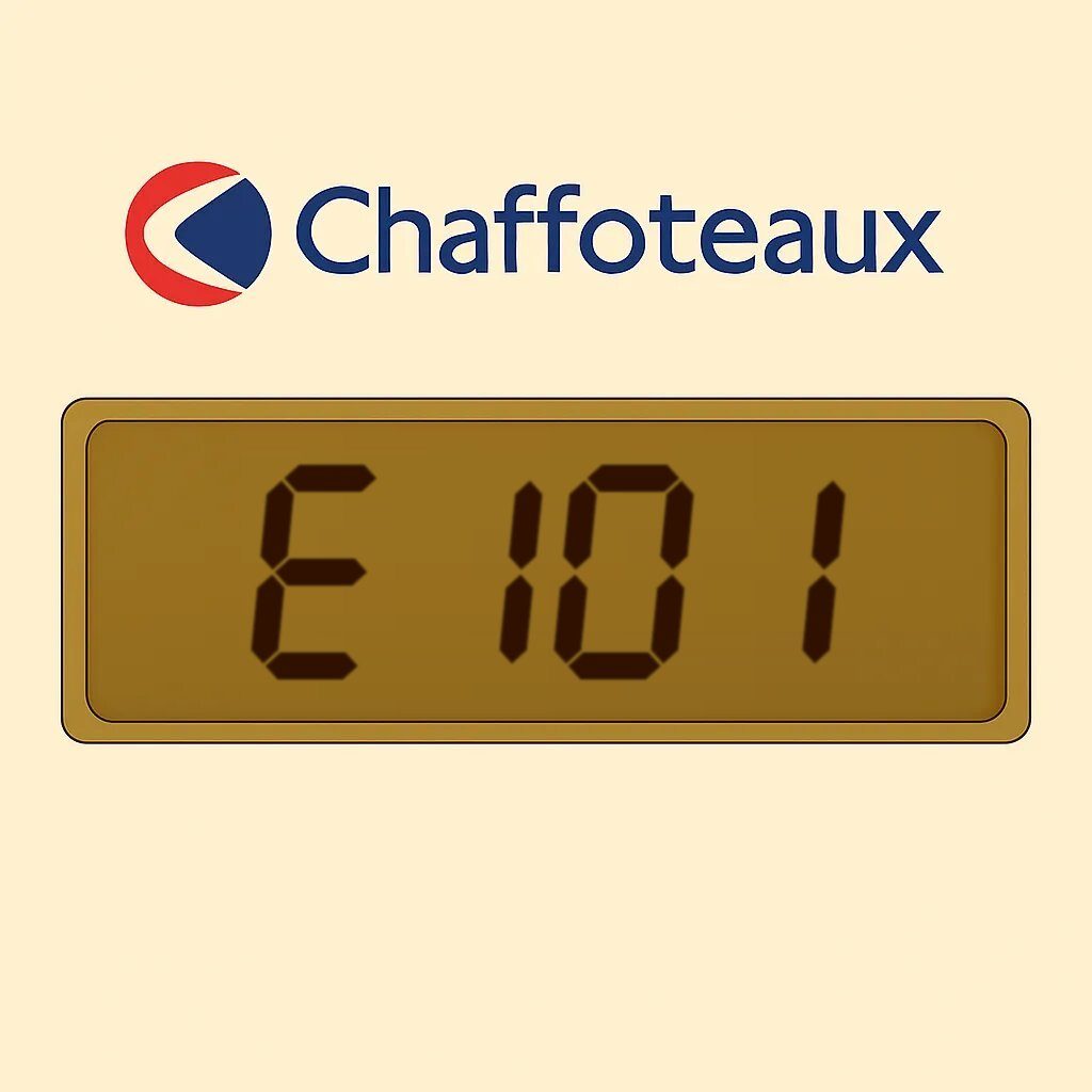 Display Chaffoteaux che segnala l'errore E101