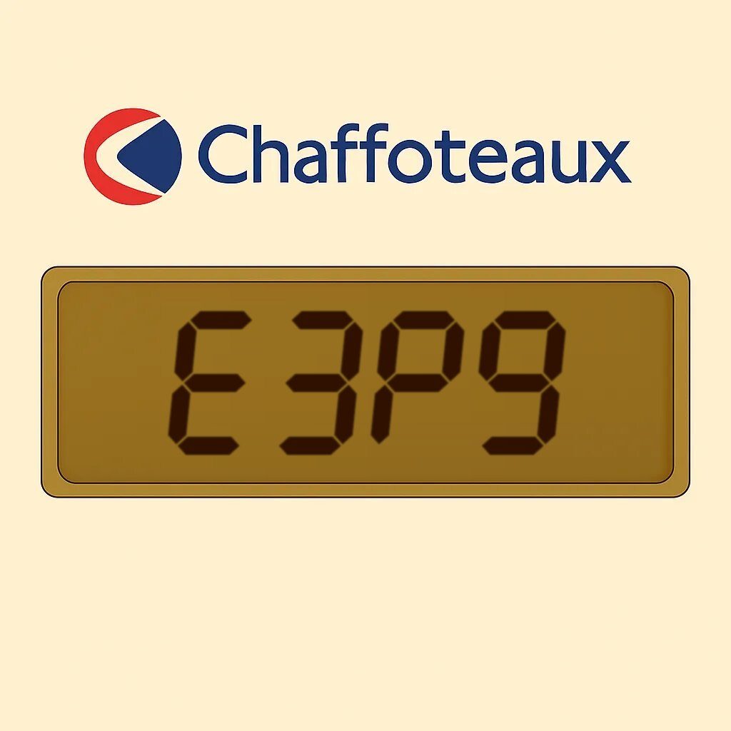 Codice errore E3P9 su caldaia Chaffoteaux