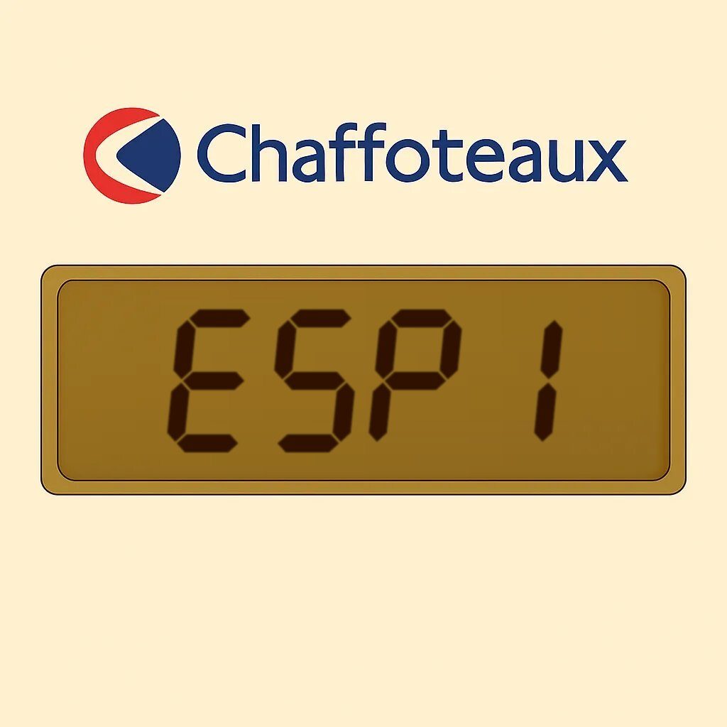 Segnalazione E5P1 sul display della caldaia Chaffoteaux