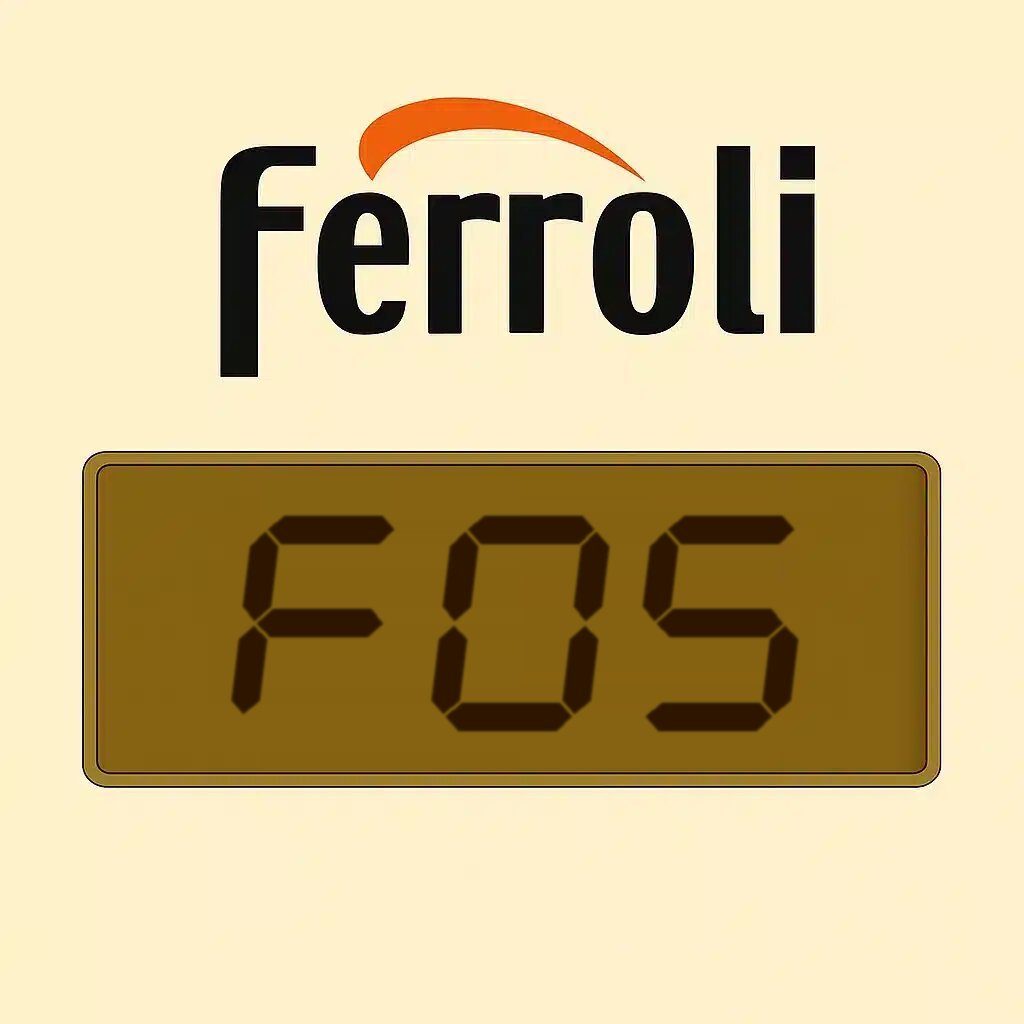 Codice errore F05 su caldaia Ferroli