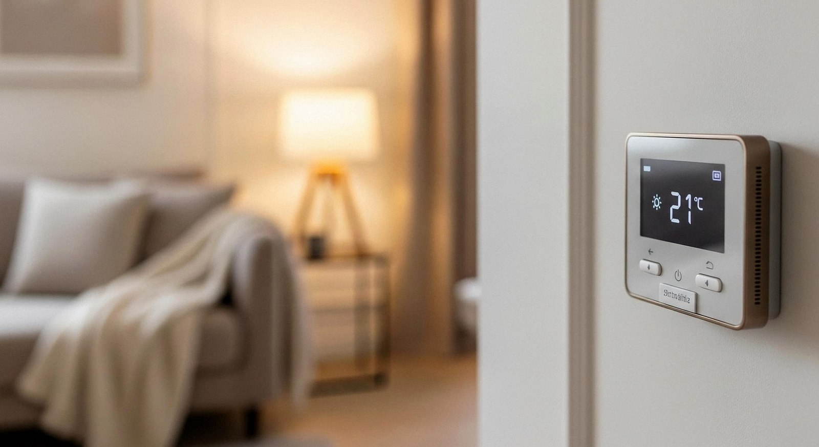 Termostato a parete in una casa di Caldiero: assistenza caldaie Fontecal 24 ore su 24