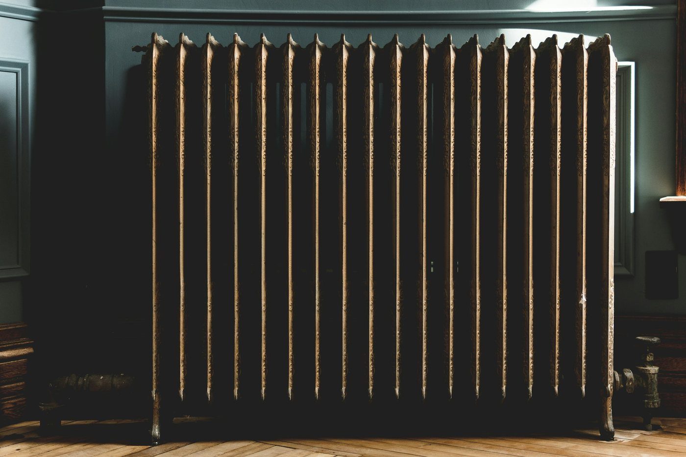 Termosifone in ghisa a elementi, scuro