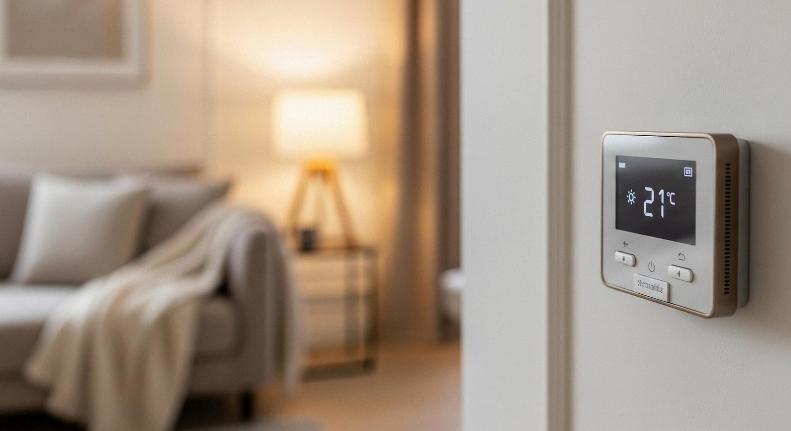 Termostato a parete in una casa di Torri del Benaco: assistenza caldaie Hermann Saunier Duval 24 ore su 24