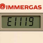 Errore E1119 caldaia Immergas