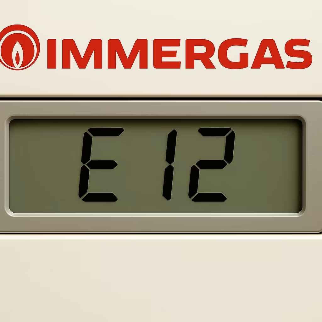 Errore E12 caldaia Immergas: anomalia sonda boiler