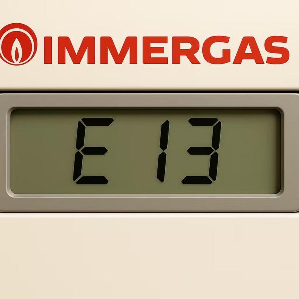 Codice errore E13 su caldaia Immergas