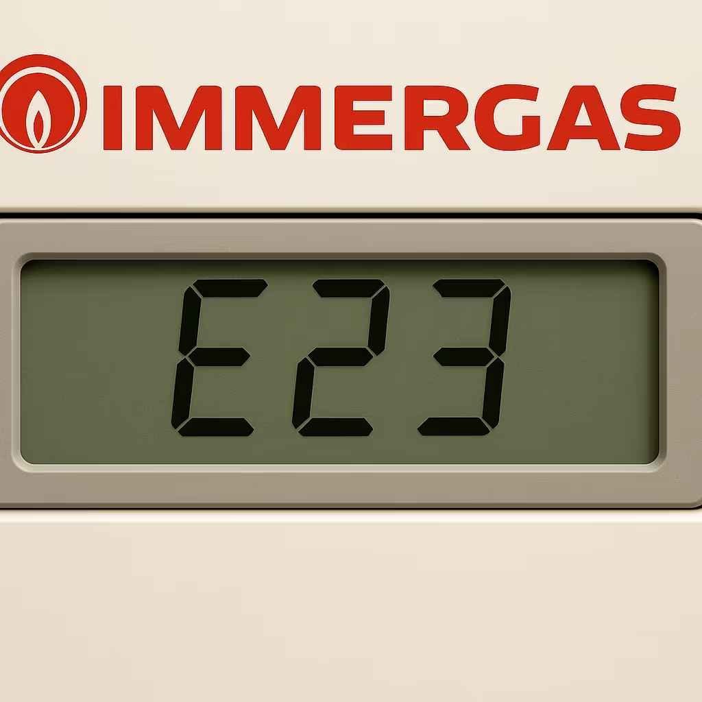 Errore E23 caldaia Immergas: anomalia sonda ritorno