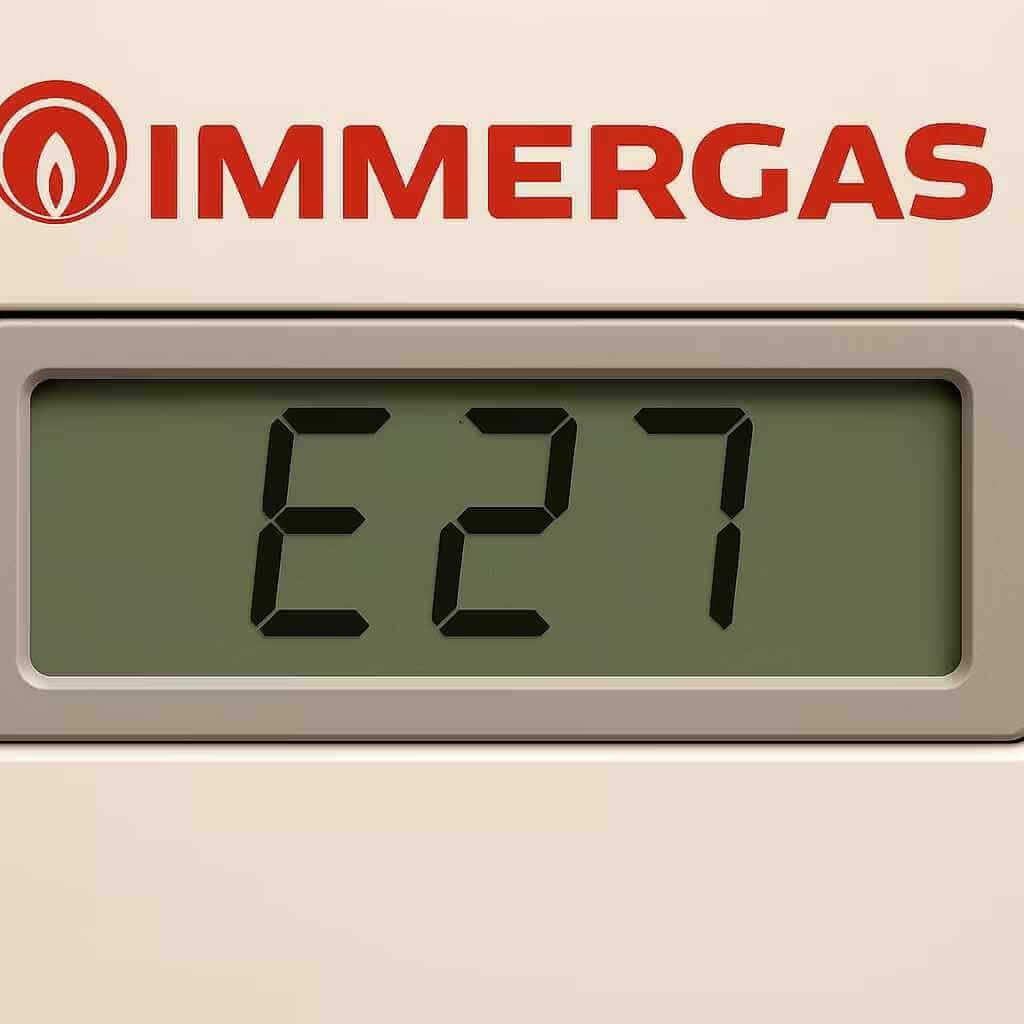 Codice errore E27 su caldaia Immergas