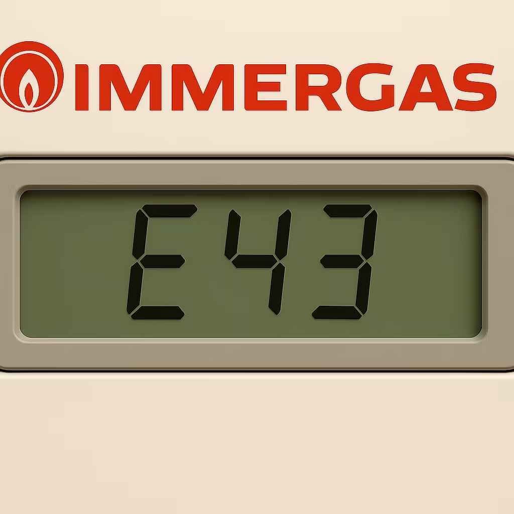 Errore E43 caldaia Immergas: blocco perdita segnale fiamma