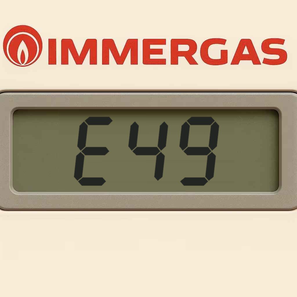 Codice errore E49 su caldaia Immergas