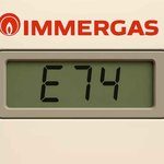 Errore E74 caldaia Immergas