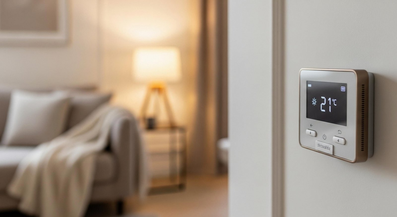 Termostato a parete in una casa di Borgo Milano: assistenza caldaie Riello 24 ore su 24