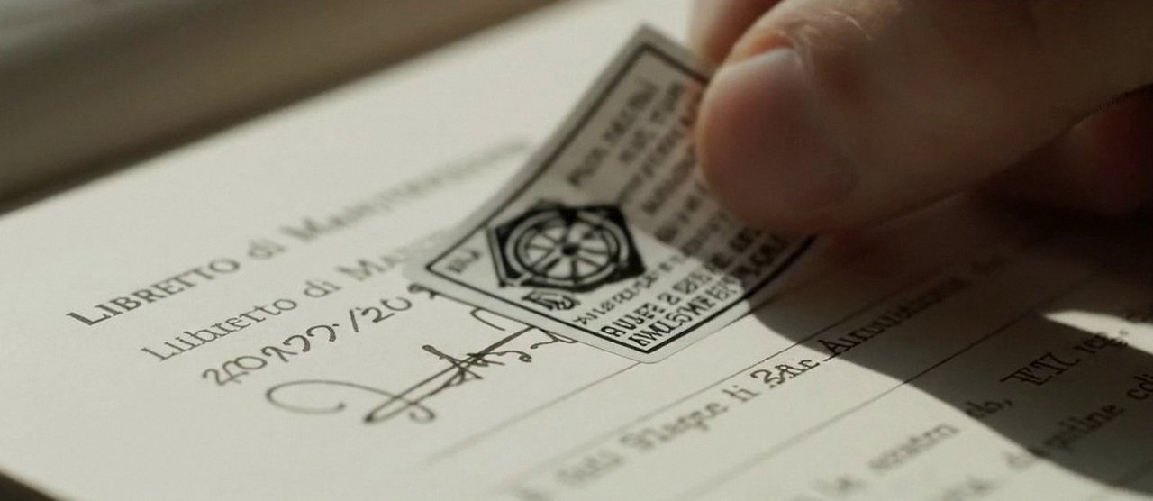 Firma sul libretto dell'impianto dopo l'intervento, per la dichiarazione di conformità di una caldaia Sime a Cerea