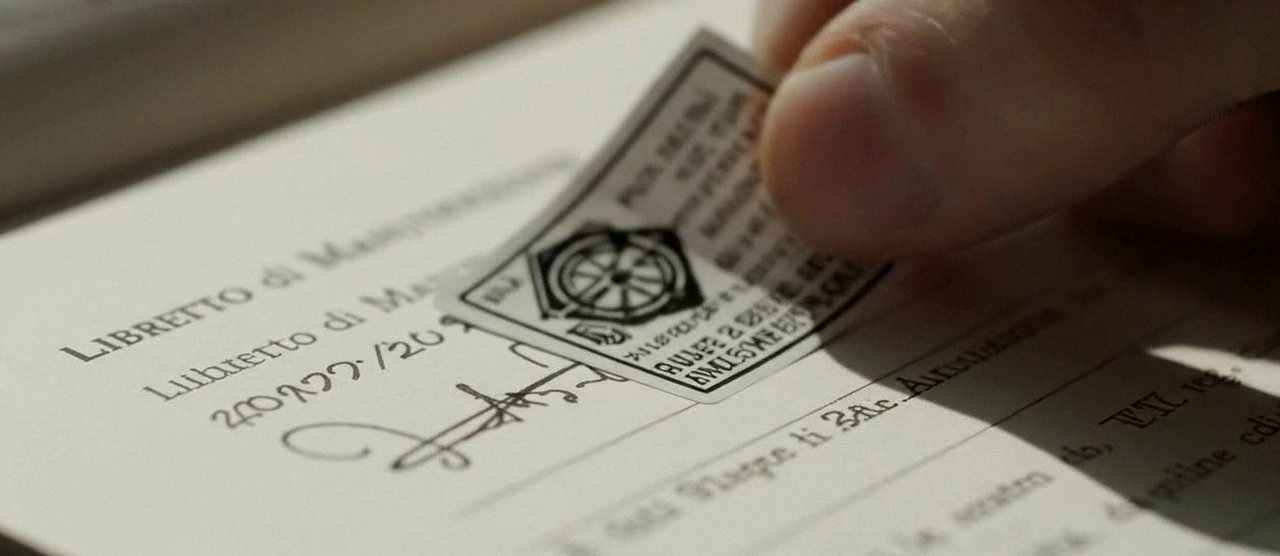 Firma sul libretto dell'impianto dopo l'intervento, per la dichiarazione di conformità di una caldaia Sime a Soave