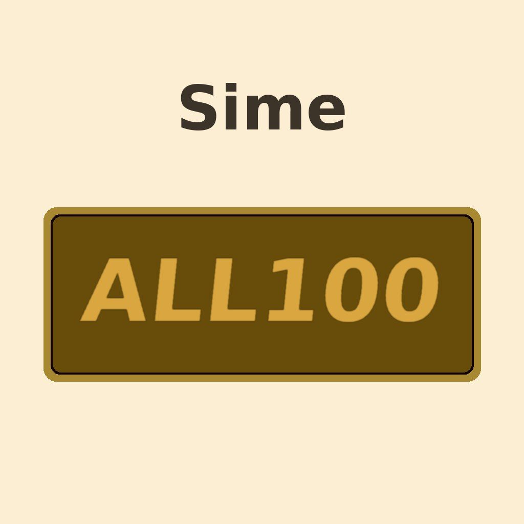 Display Sime ALL 100
