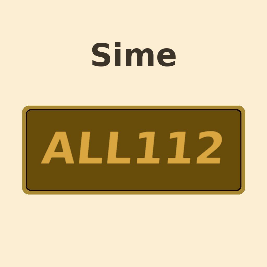 Display Sime ALL 112