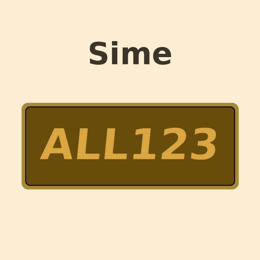 Display Sime ALL 123