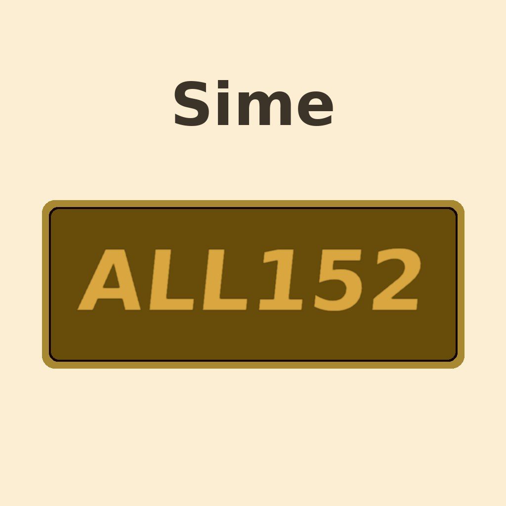 Display Sime ALL 152