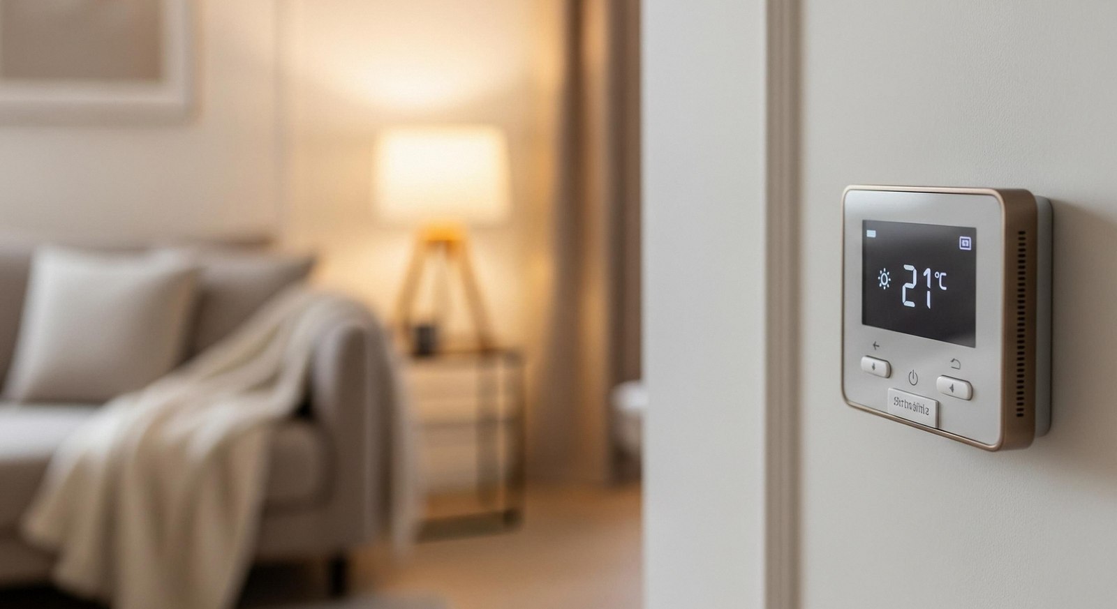 Assistenza Caldaie Viessmann a Legnago Termostato a parete in una casa di Legnago: assistenza caldaie Viessmann 24 ore su 24