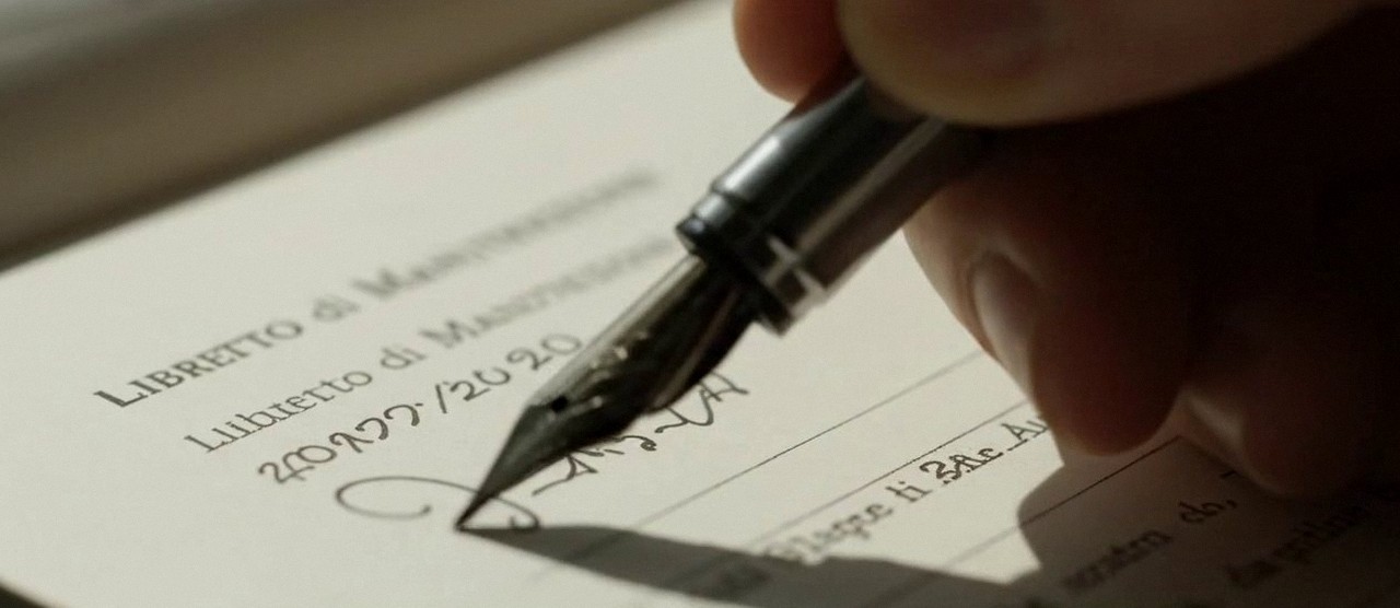 Firma sul libretto dell'impianto dopo l'intervento, Verona e provincia, per la dichiarazione di conformità di una caldaia Viessmann a Pescantina