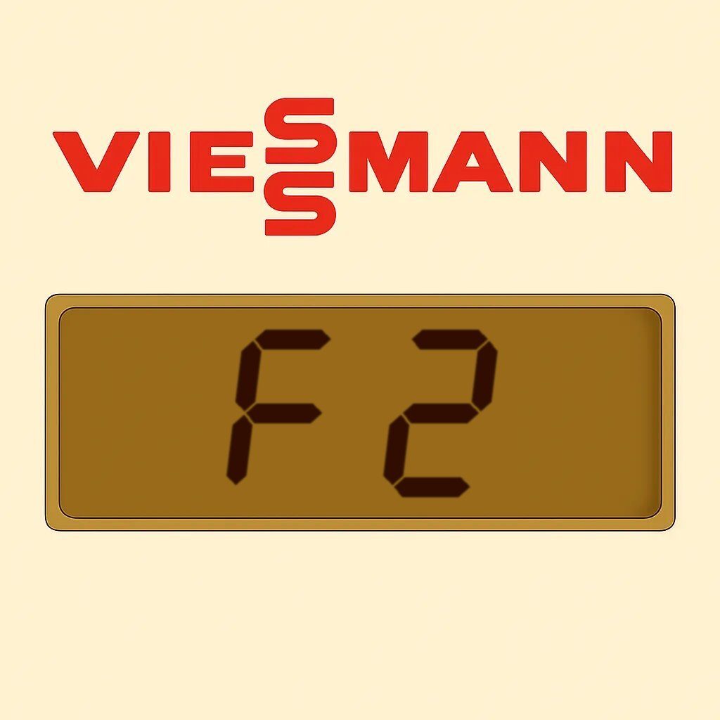 F2 sul pannello di controllo di una caldaia Viessmann